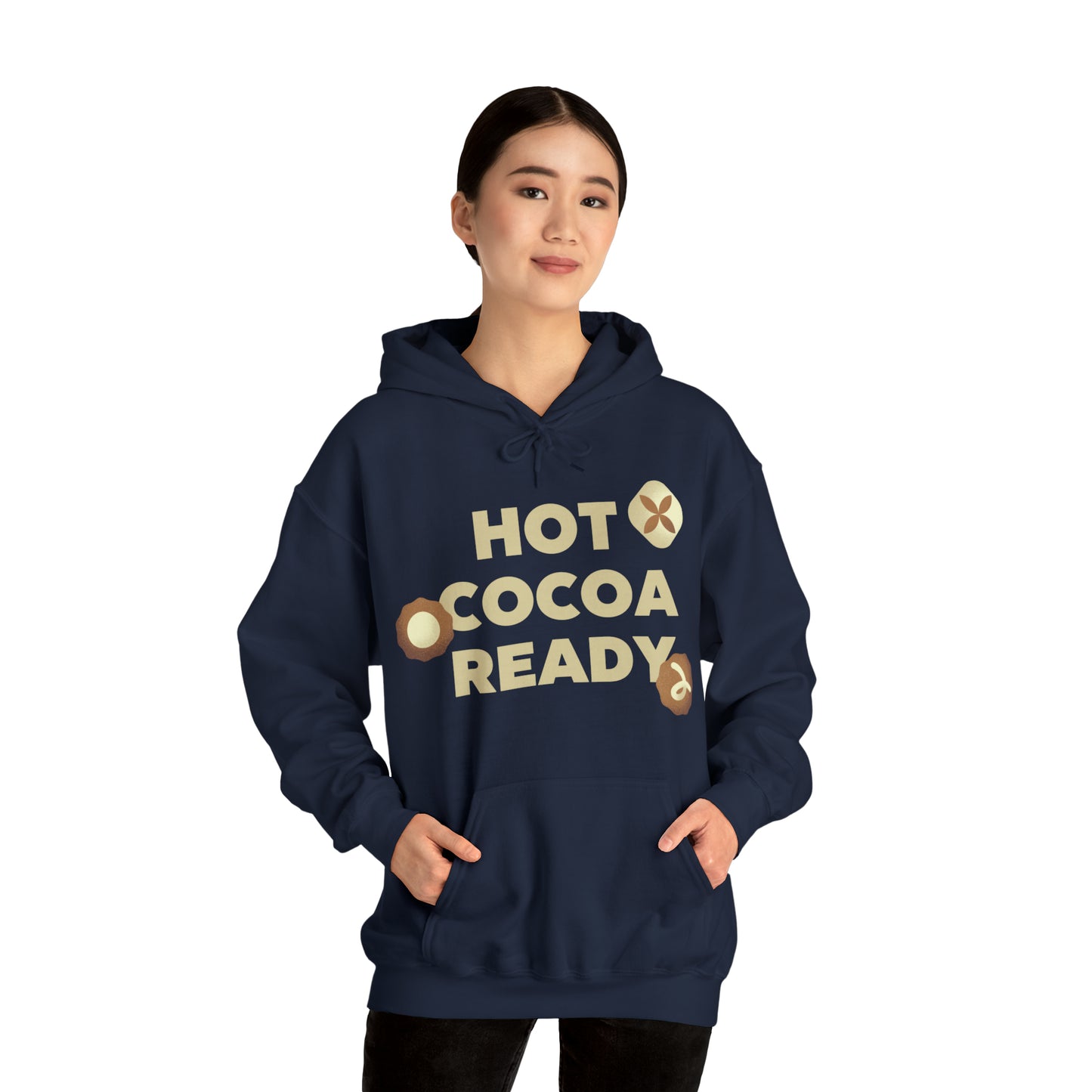 Festive Threads | Christmas Hot Cocoa Ready Unisex Heavy Blend™ Hooded Sweatshirt