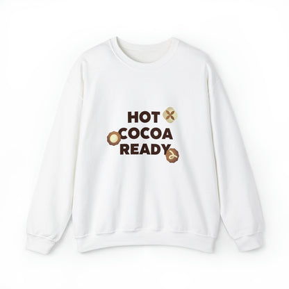 Festive Threads | Christmas Hot Cocoa Ready Unisex Heavy Blend™ Crewneck Sweatshirt