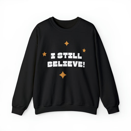 Festive Threads | Christmas I Still Believe Unisex Heavy Blend™ Crewneck Sweatshirt