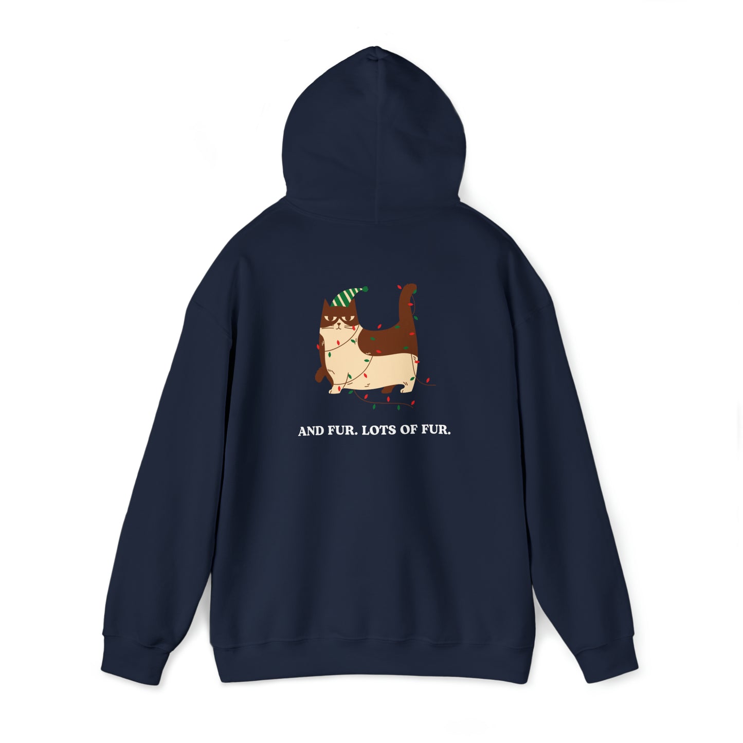 Festive Threads | Christmas Santa Paws Unisex Heavy Blend™ Hooded Sweatshirt