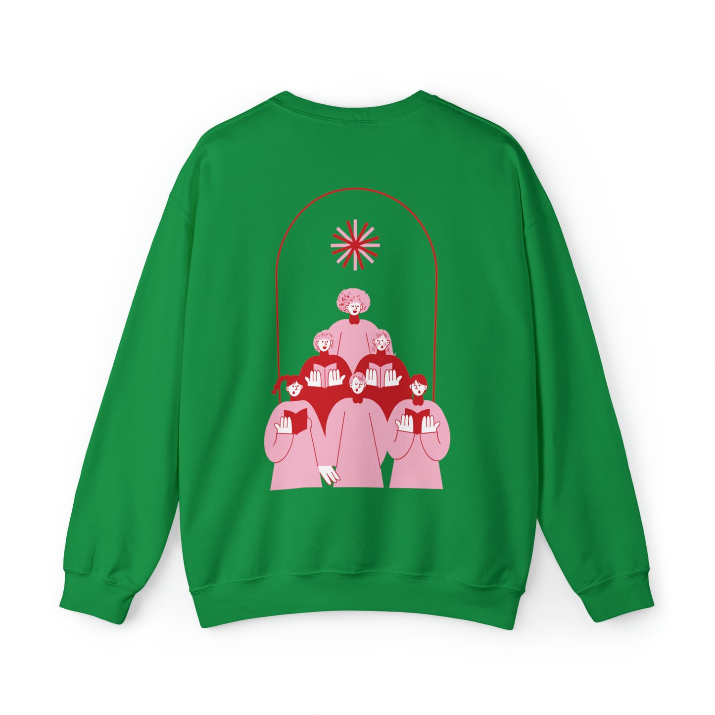 Festive Threads | Christmas Fa La La Unisex Heavy Blend™ Crewneck Sweatshirt