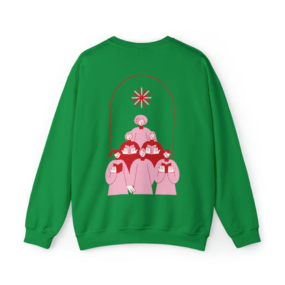 Festive Threads | Christmas Fa La La Unisex Heavy Blend™ Crewneck Sweatshirt