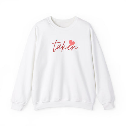 Festive Threads | Valentine's Taken Unisex Heavy Blend™ Crewneck Sweatshirt