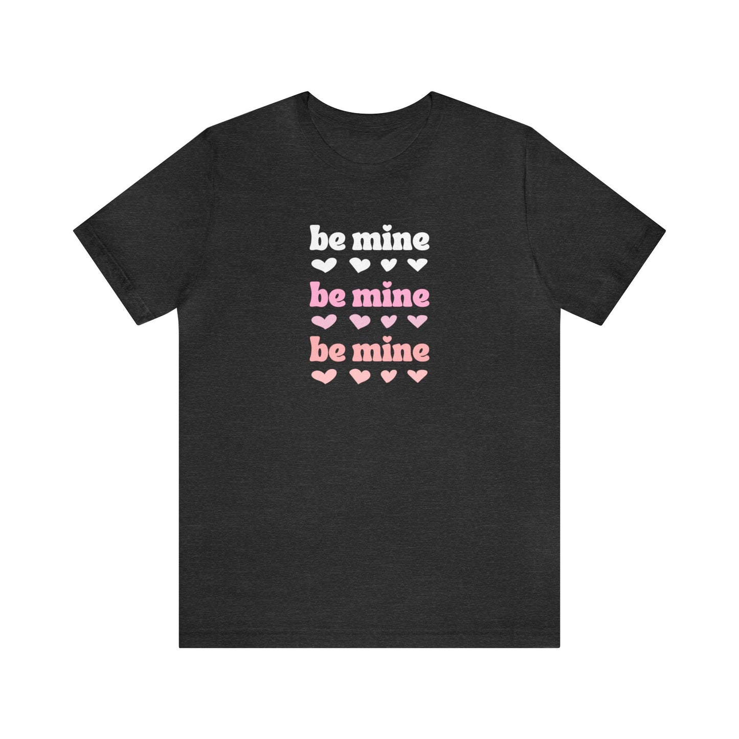 Festive Threads | Valentine's Be Mine 💕 Unisex Jersey Short Sleeve Tee