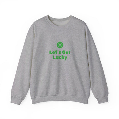 Festive Threads | St. Patrick's Day Let's Get Lucky Unisex Heavy Blend™ Crewneck Sweatshirt