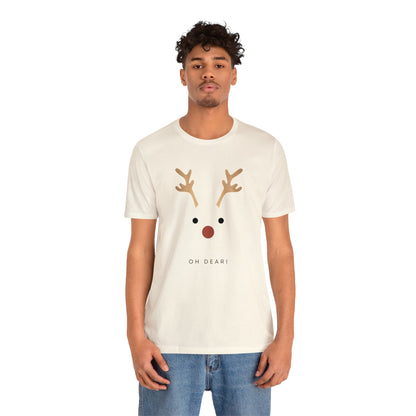 Festive Threads | Christmas Oh Deer! Unisex Jersey Short Sleeve Tee