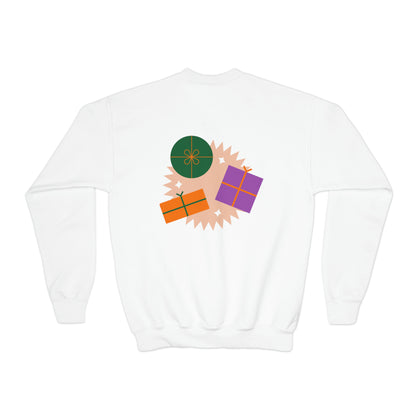 Festive Threads | Christmas Most Likely To Shake Presents Youth Crewneck Sweatshirt