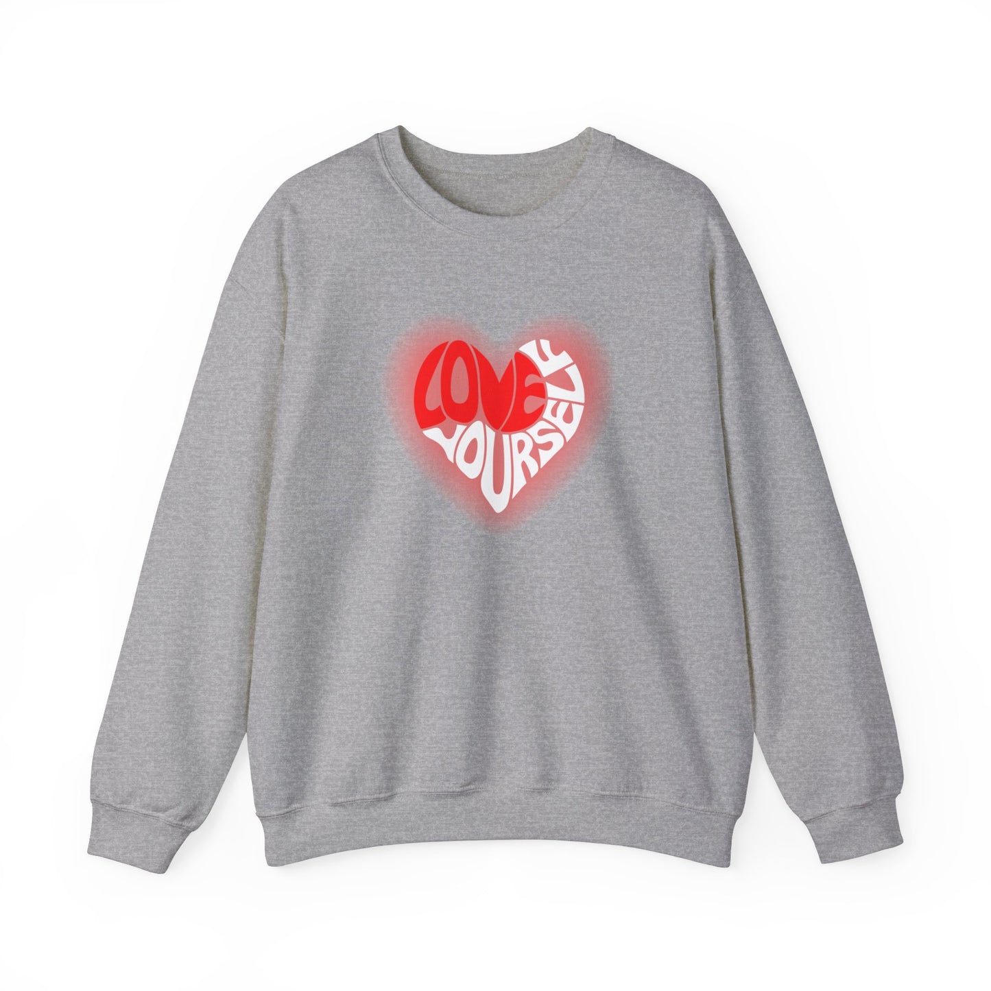 Festive Threads | Valentine's Love Yourself Unisex Heavy Blend™ Crewneck Sweatshirt