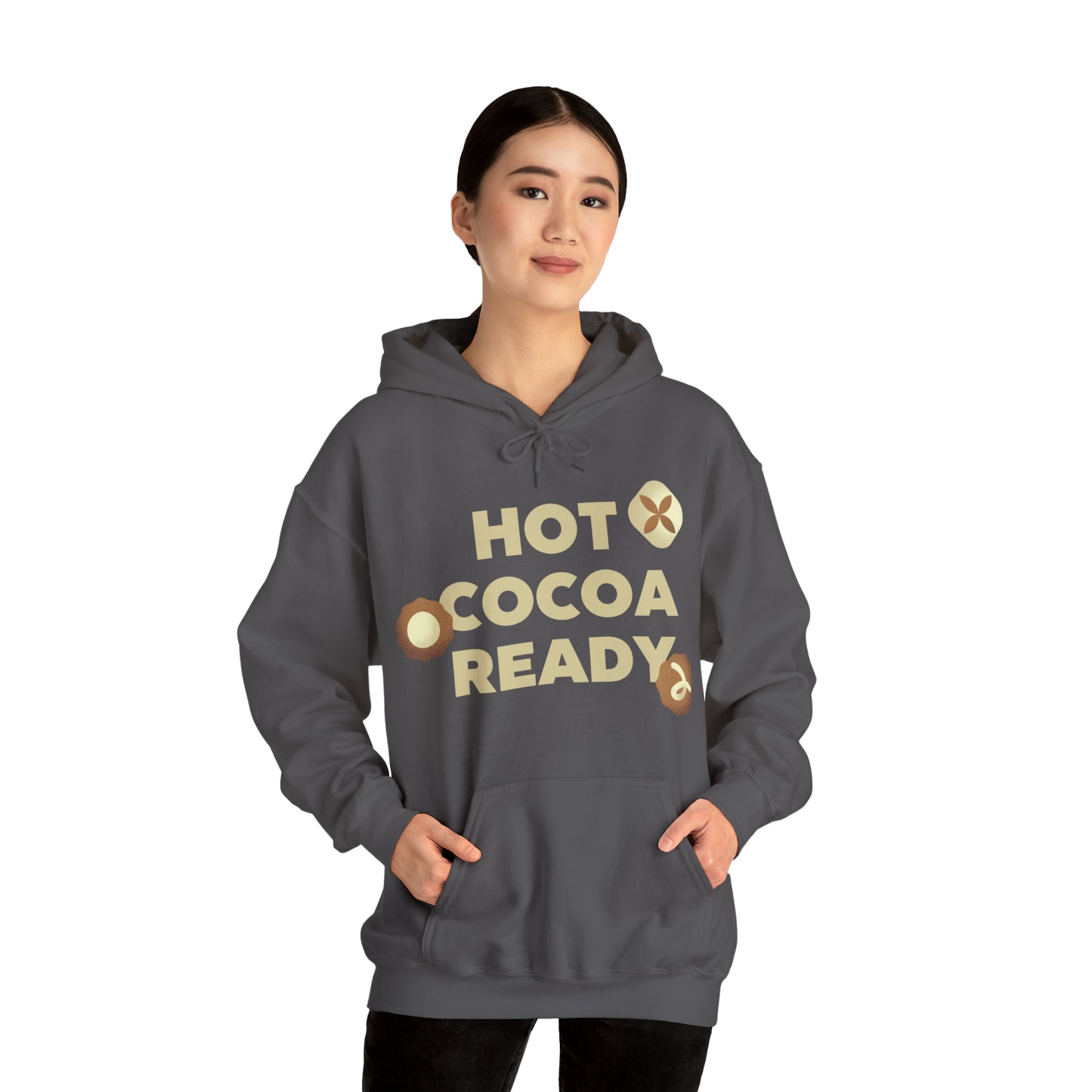 Festive Threads | Christmas Hot Cocoa Ready Unisex Heavy Blend™ Hooded Sweatshirt