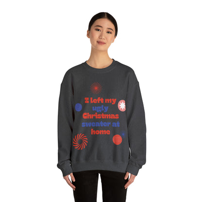 Festive Threads | Christmas Ugly Christmas Sweater Unisex Heavy Blend™ Crewneck Sweatshirt