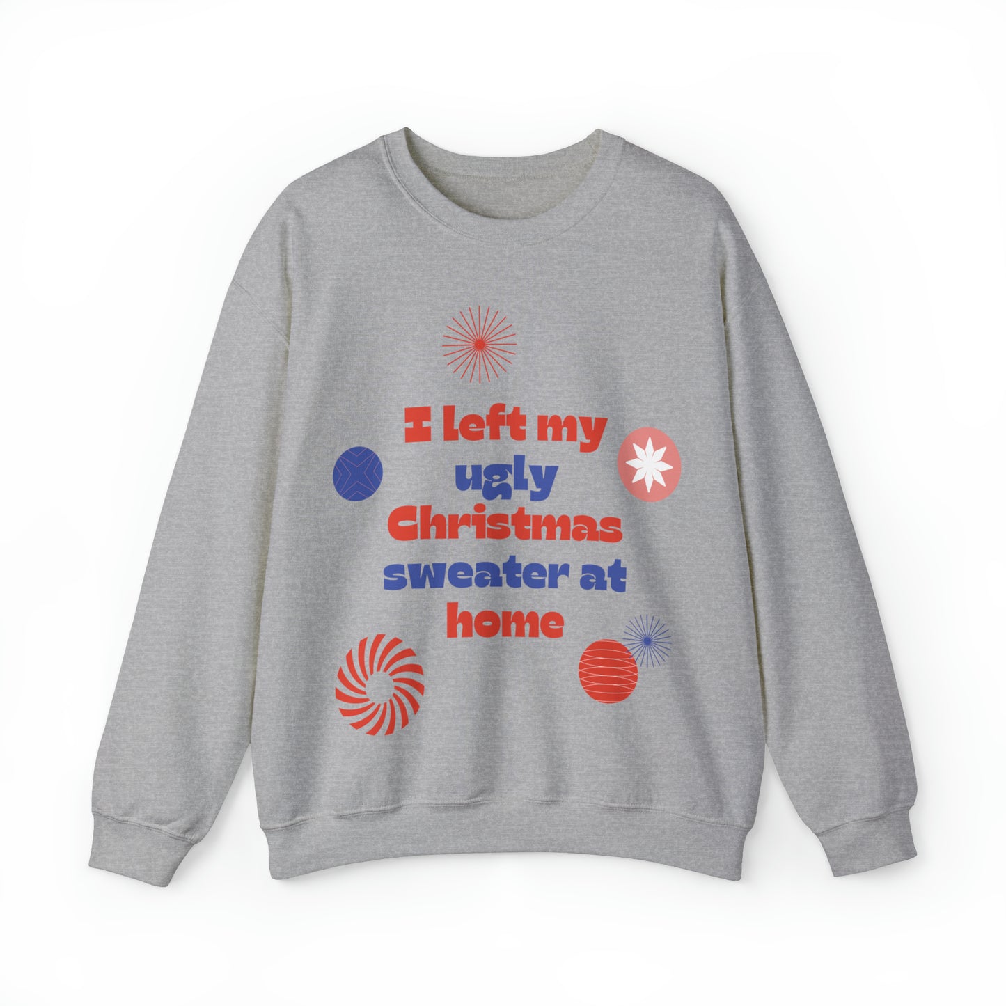 Festive Threads | Christmas Ugly Christmas Sweater Unisex Heavy Blend™ Crewneck Sweatshirt