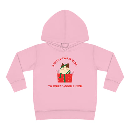 Festive Threads | Christmas Santa Paws Toddler Pullover Fleece Hoodie