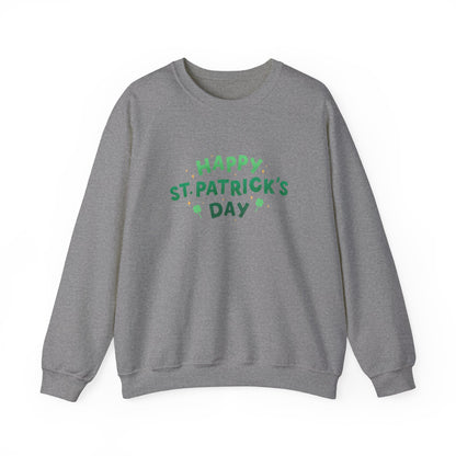 Festive Threads | St. Patrick's Day | Happy St. Patrick's Day Unisex Heavy Blend™ Crewneck Sweatshirt