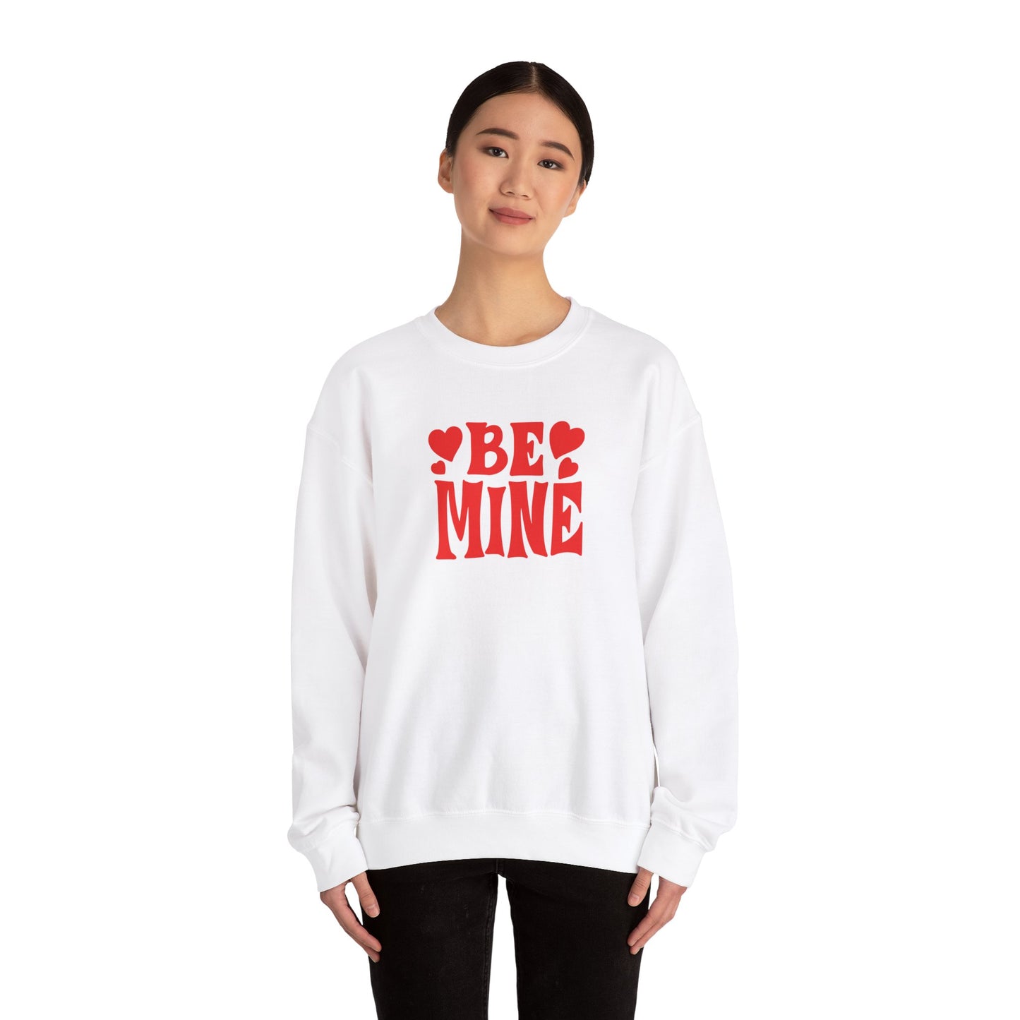 Festive Threads | Valentine's Be Mine Unisex Heavy Blend™ Crewneck Sweatshirt