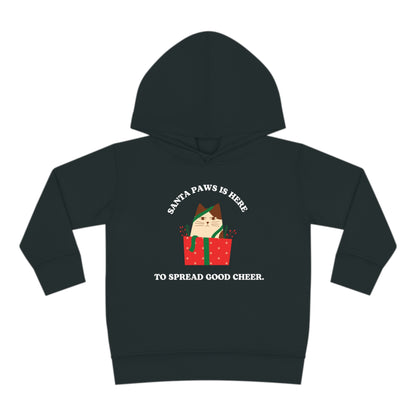 Festive Threads | Christmas Santa Paws Toddler Pullover Fleece Hoodie