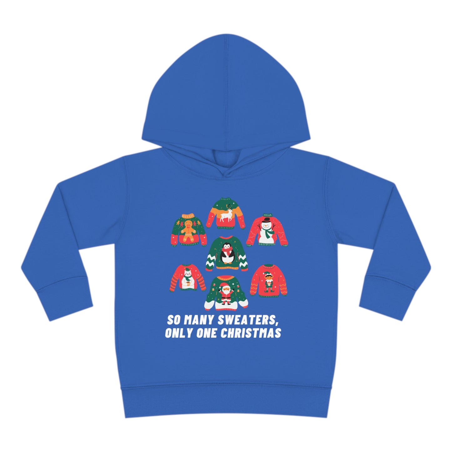 Festive Threads | Christmas So Many Sweaters Toddler Pullover Fleece Hoodie