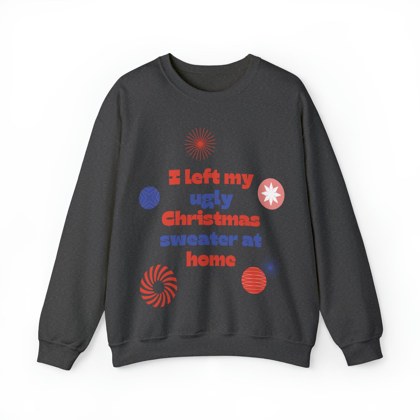 Festive Threads | Christmas Ugly Christmas Sweater Unisex Heavy Blend™ Crewneck Sweatshirt