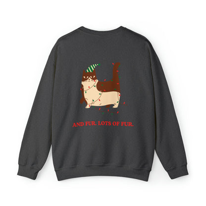 Festive Threads | Christmas Santa Paws Unisex Heavy Blend™ Crewneck Sweatshirt