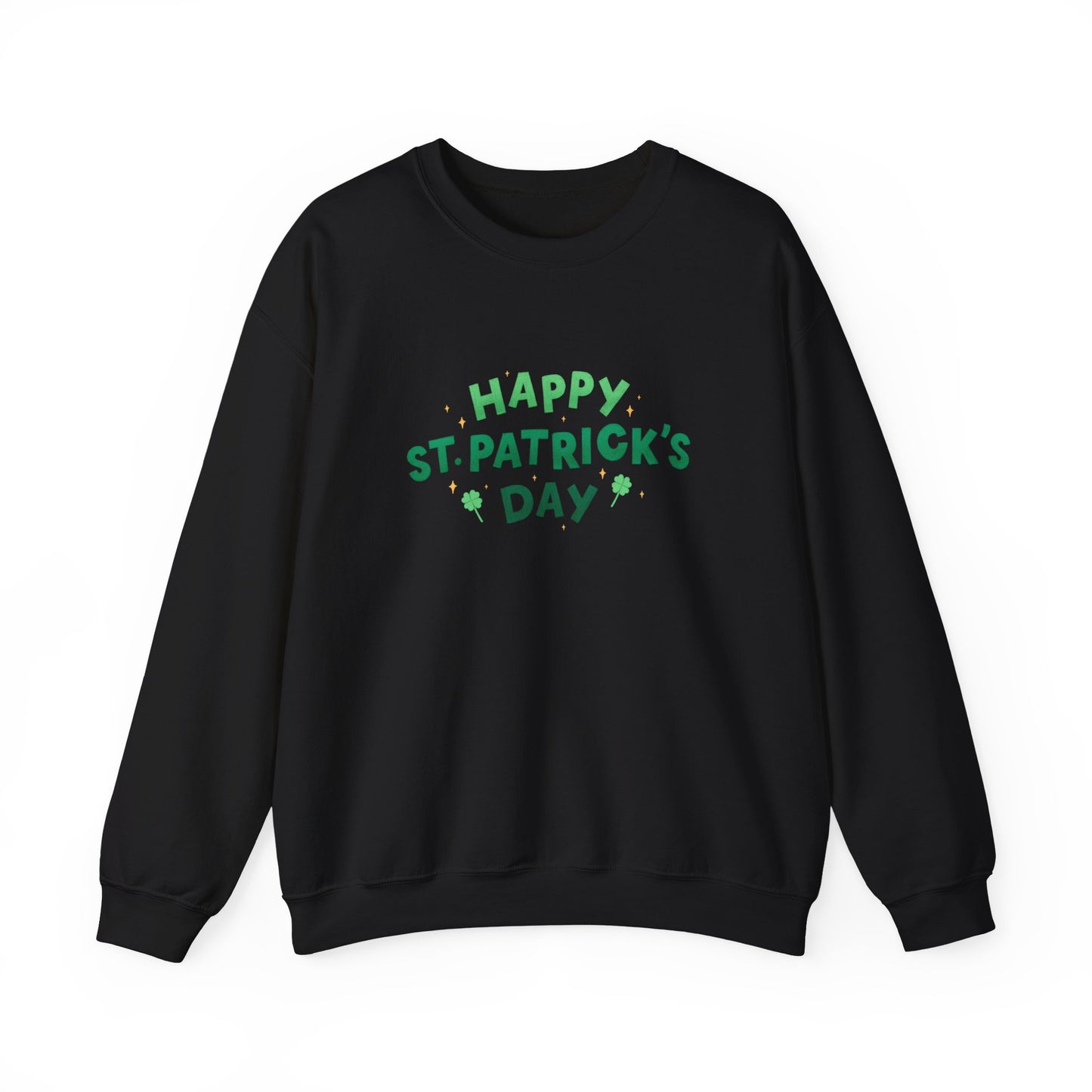 Festive Threads | St. Patrick's Day | Happy St. Patrick's Day Unisex Heavy Blend™ Crewneck Sweatshirt