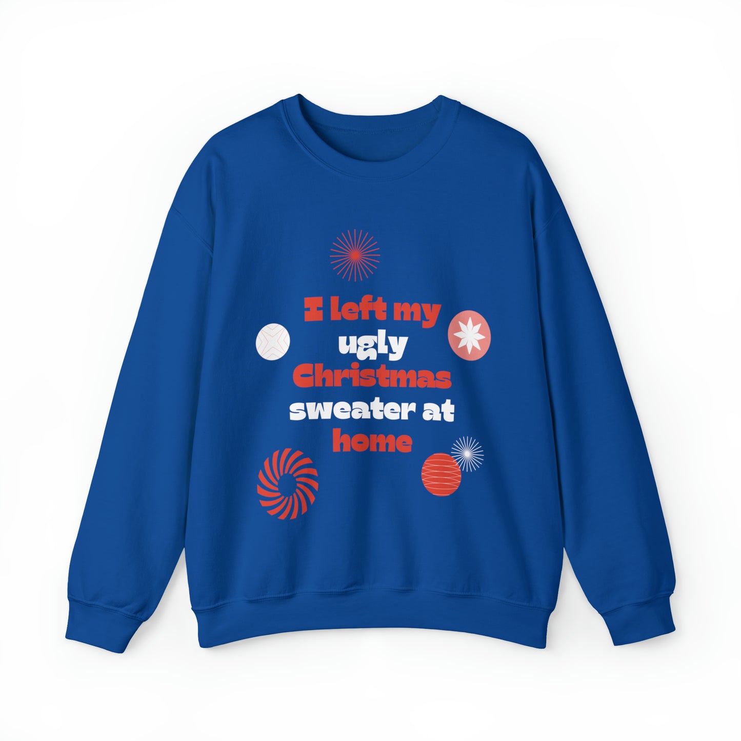 Festive Threads | Christmas Ugly Christmas Sweater Unisex Heavy Blend™ Crewneck Sweatshirt