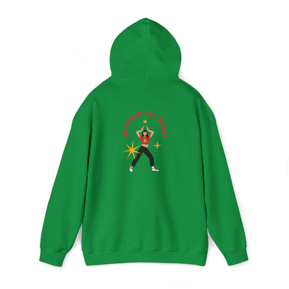 Festive Threads | Christmas Slay All Day Unisex Heavy Blend™ Hooded Sweatshirt