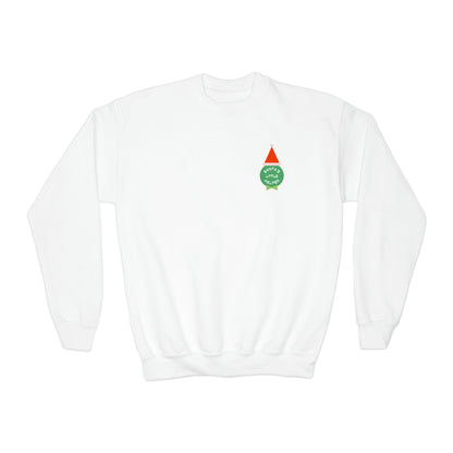 Festive Threads | Christmas Santa's Helper Youth Crewneck Sweatshirt