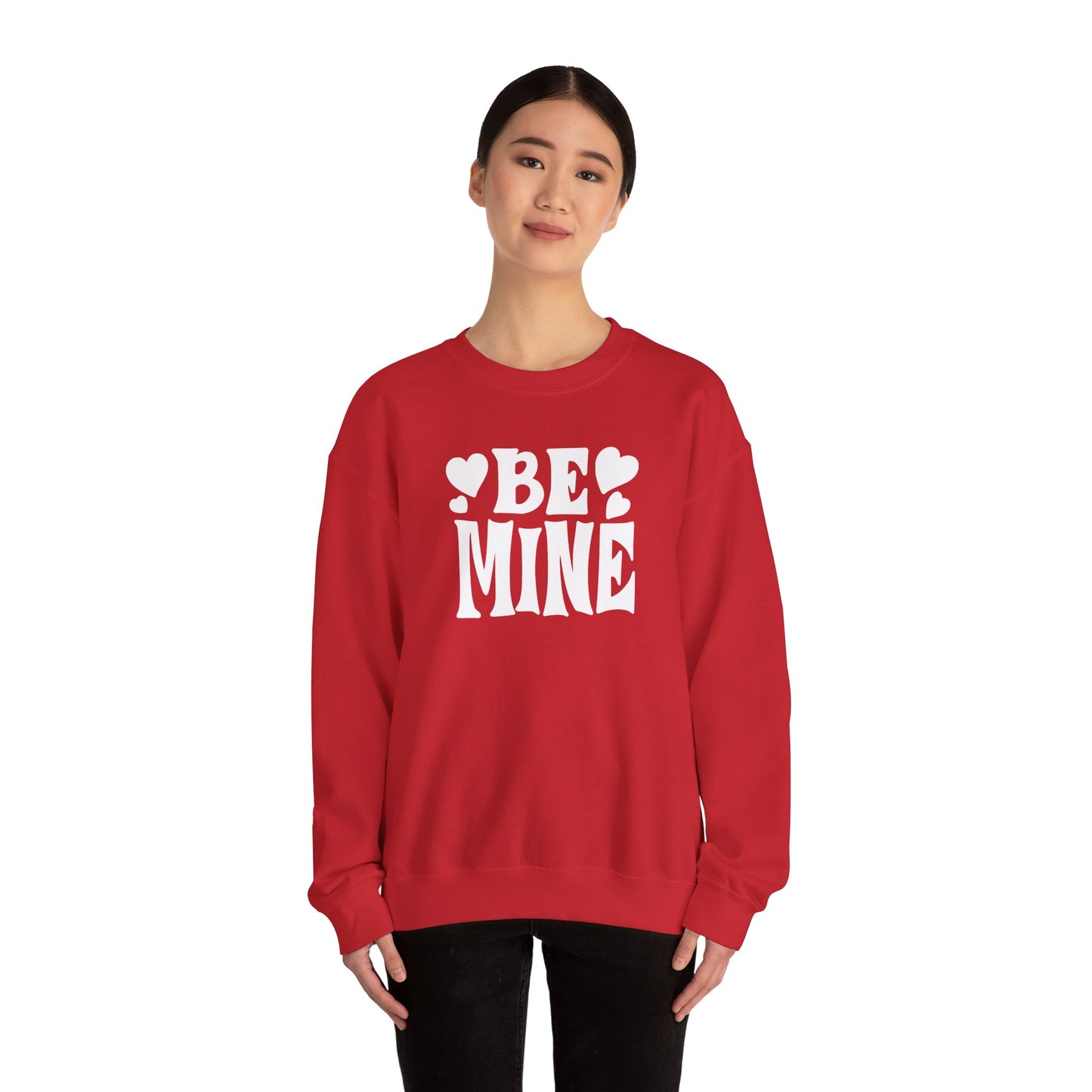 Festive Threads | Valentine's Be Mine Unisex Heavy Blend™ Crewneck Sweatshirt