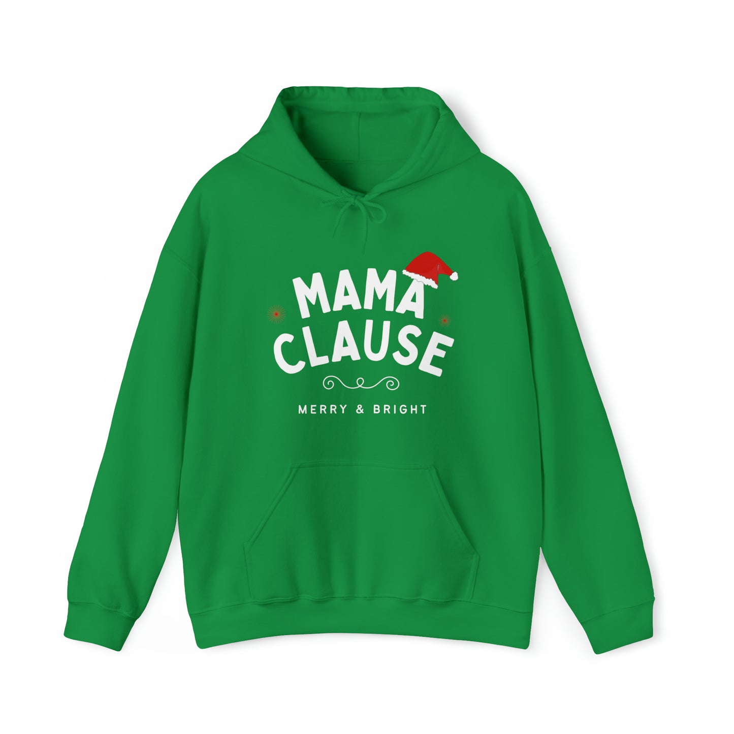 Festive Threads | Christmas Mama Clause Unisex Heavy Blend™ Hooded Sweatshirt