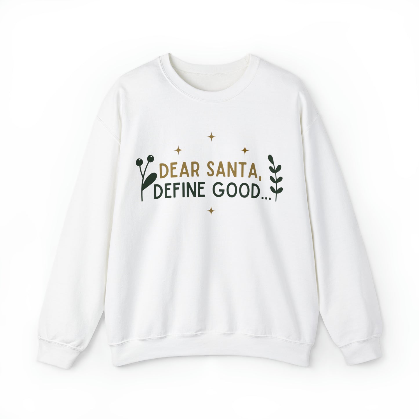 Festive Threads | Christmas Dear Santa Unisex Heavy Blend™ Crewneck Sweatshirt