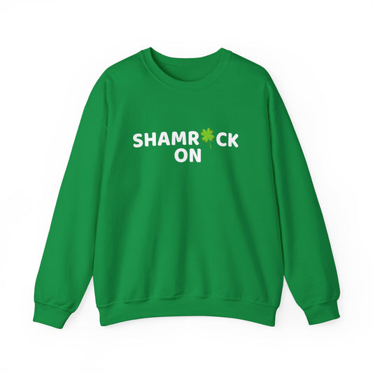 Festive Threads | St. Patrick's Day Shamrock's On Unisex Heavy Blend™ Crewneck Sweatshirt