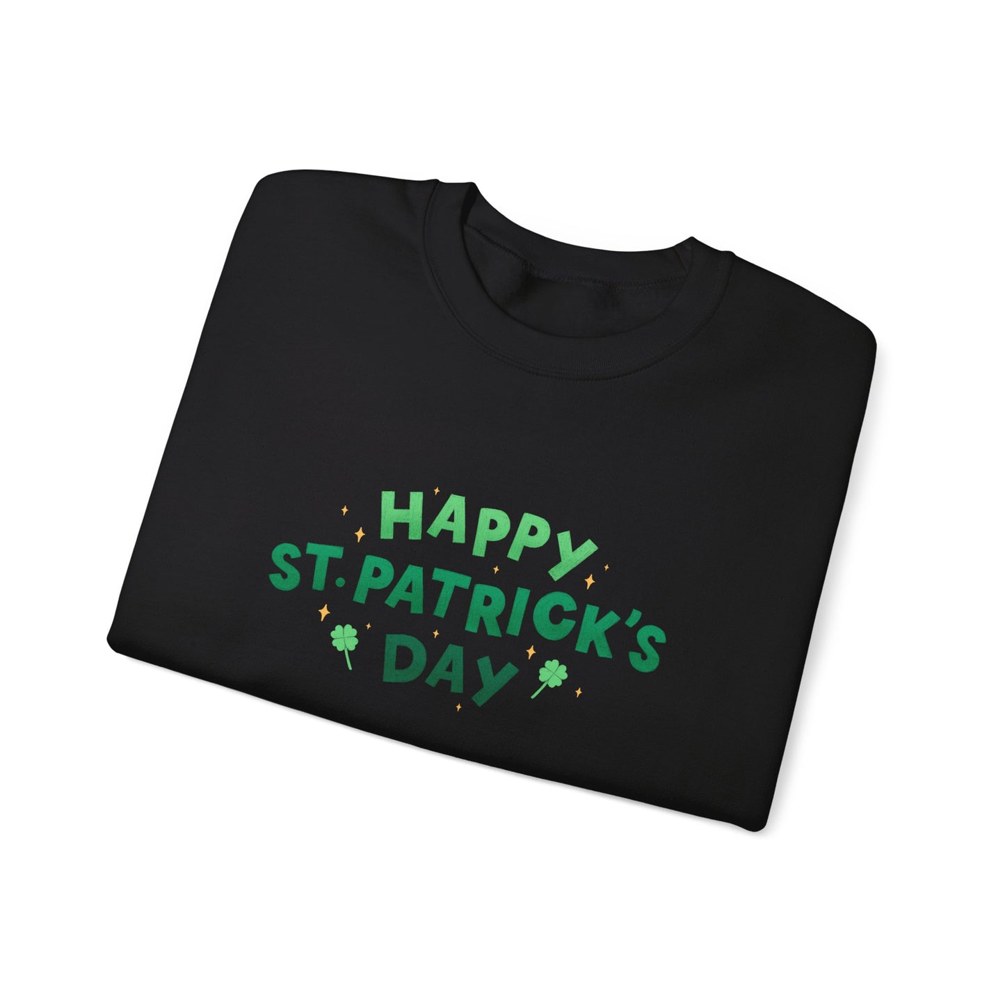 Festive Threads | St. Patrick's Day | Happy St. Patrick's Day Unisex Heavy Blend™ Crewneck Sweatshirt