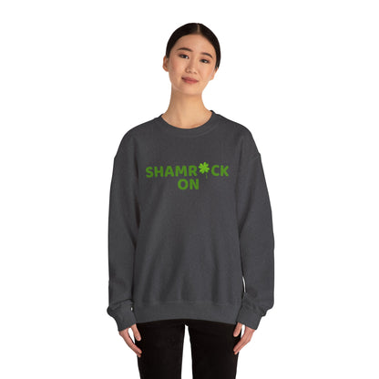 Festive Threads | St. Patrick's Day Shamrock's On Unisex Heavy Blend™ Crewneck Sweatshirt