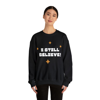 Festive Threads | Christmas I Still Believe Unisex Heavy Blend™ Crewneck Sweatshirt