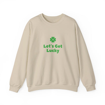 Festive Threads | St. Patrick's Day Let's Get Lucky Unisex Heavy Blend™ Crewneck Sweatshirt