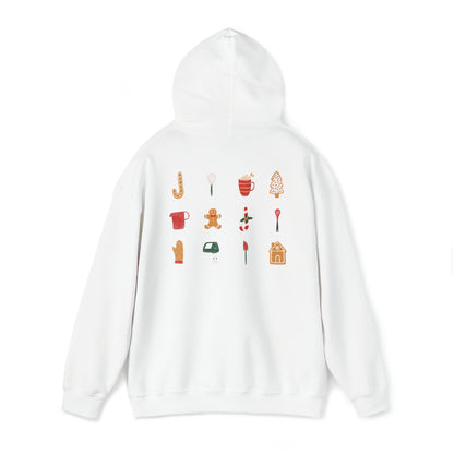 Festive Threads | Christmas Baking Crew Unisex Heavy Blend™ Hooded Sweatshirt