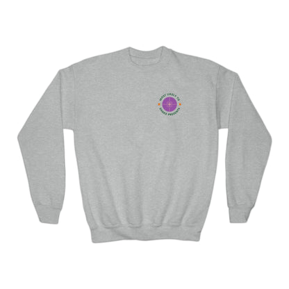 Festive Threads | Christmas Most Likely To Shake Presents Youth Crewneck Sweatshirt