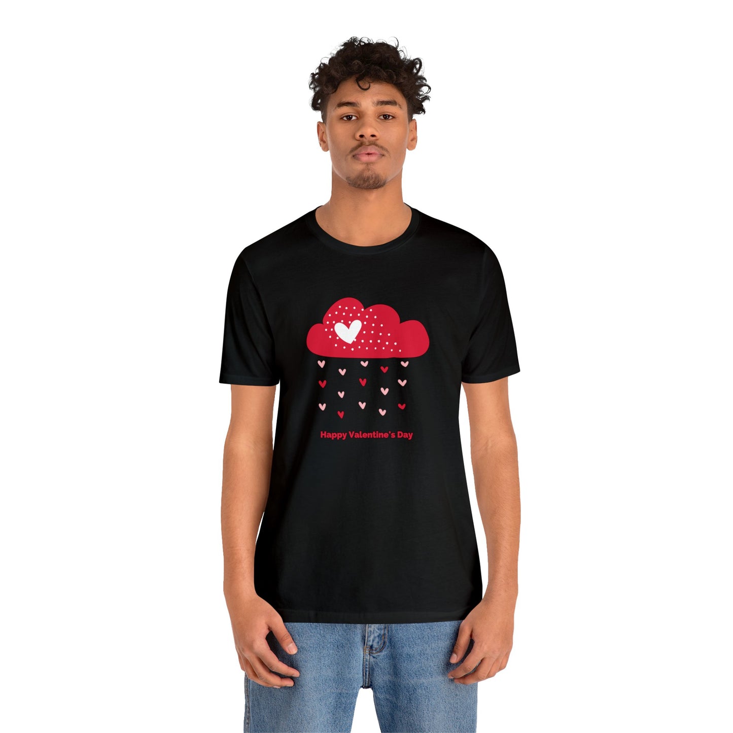 Festive Threads | Valentine's Happy Valentine's Day Unisex Jersey Short Sleeve Tee