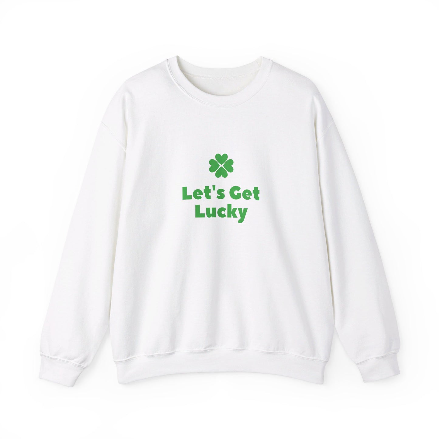 Festive Threads | St. Patrick's Day Let's Get Lucky Unisex Heavy Blend™ Crewneck Sweatshirt