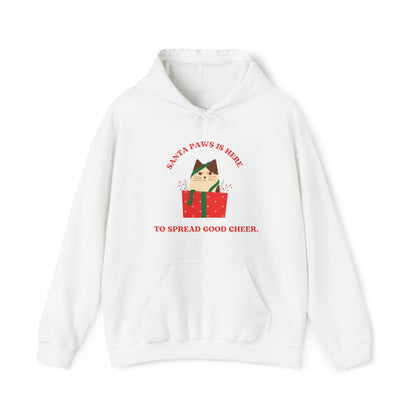 Festive Threads | Christmas Santa Paws Unisex Heavy Blend™ Hooded Sweatshirt