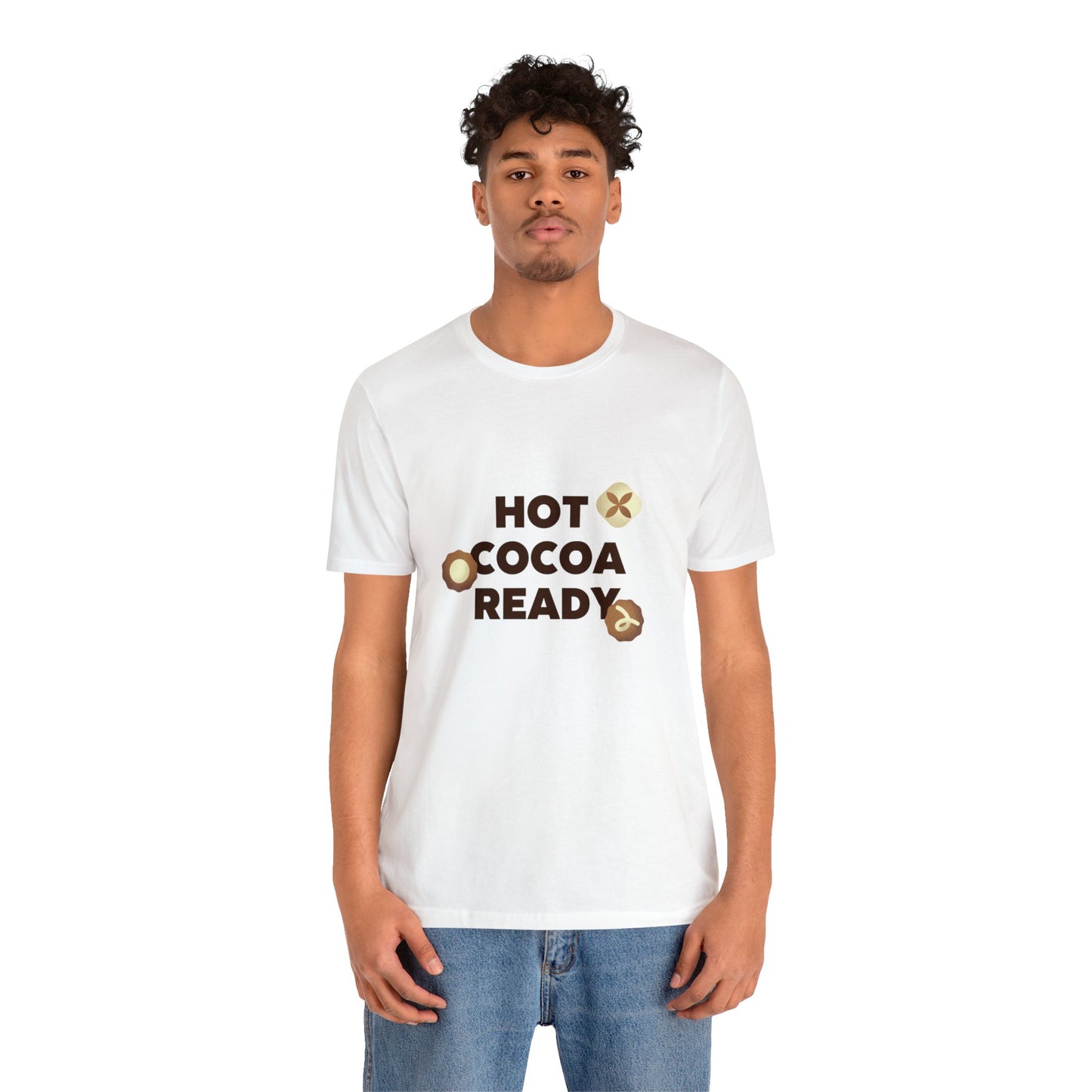 Festive Threads | Christmas Hot Cocoa Ready Unisex Jersey Short Sleeve Tee