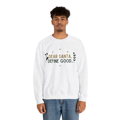 Festive Threads | Christmas Dear Santa Unisex Heavy Blend™ Crewneck Sweatshirt