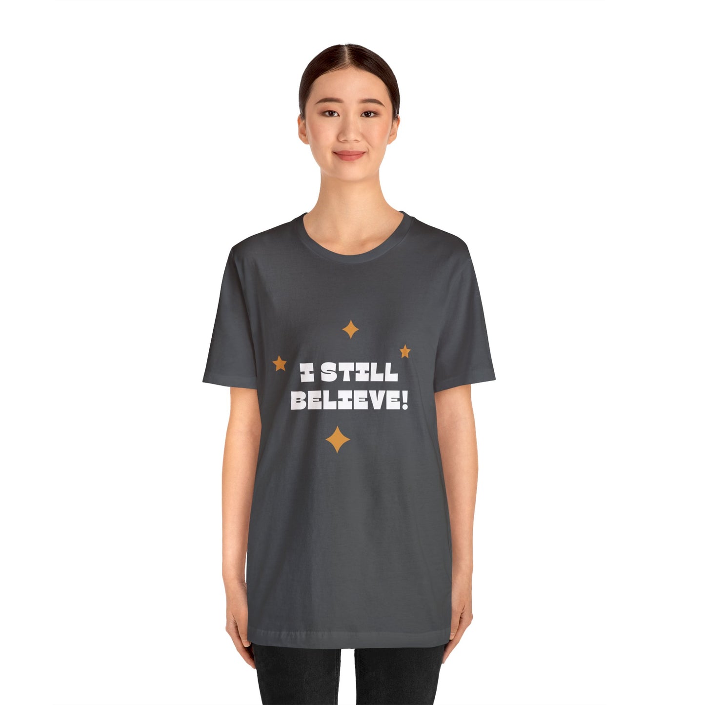 Festive Threads | Christmas I Still Believe Unisex Jersey Short Sleeve Tee