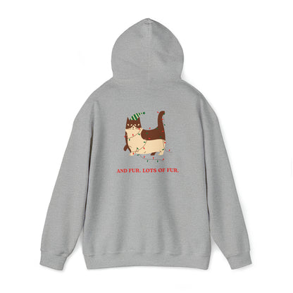 Festive Threads | Christmas Santa Paws Unisex Heavy Blend™ Hooded Sweatshirt