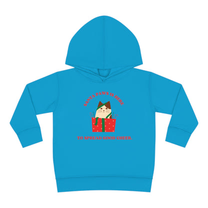 Festive Threads | Christmas Santa Paws Toddler Pullover Fleece Hoodie