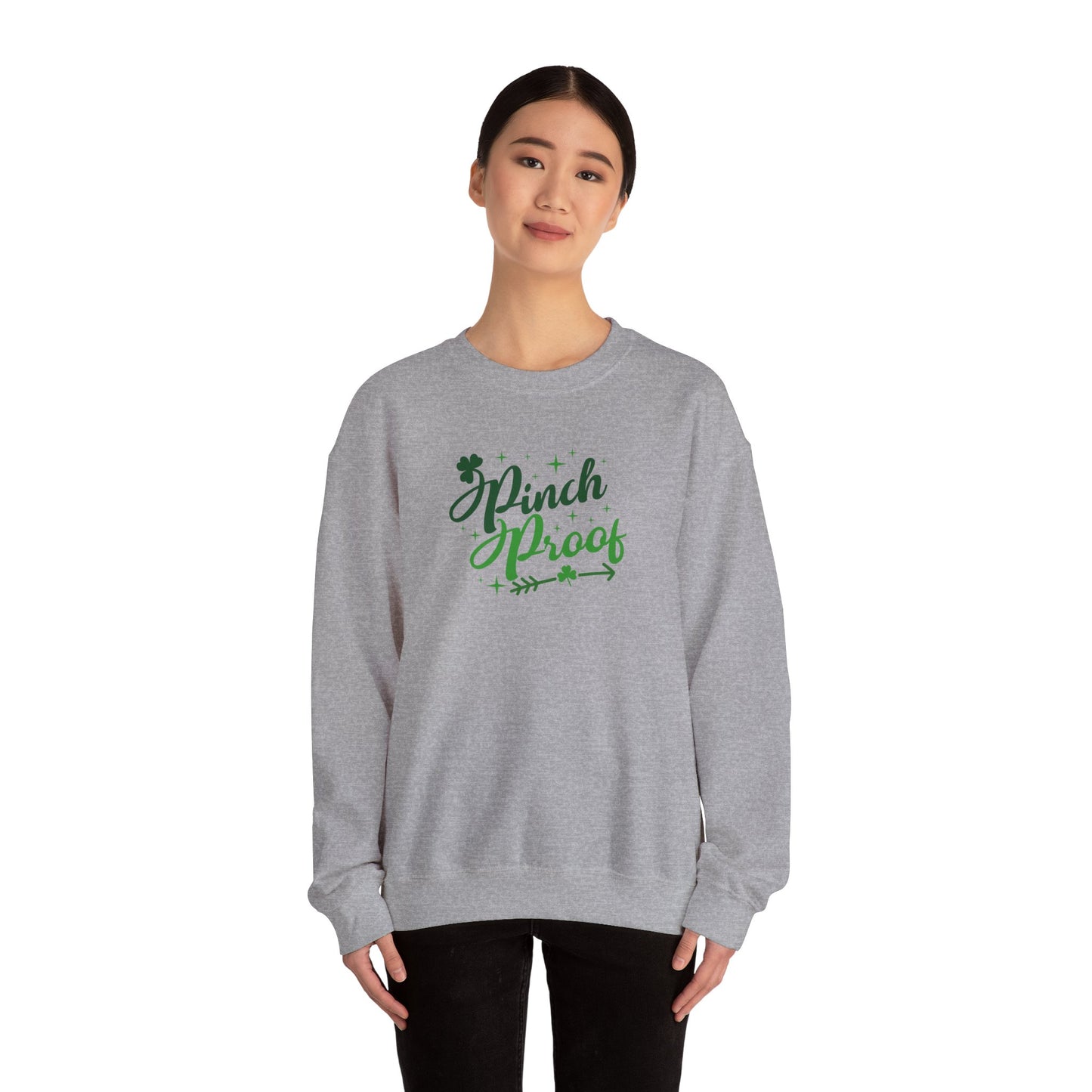 Festive Threads | St. Patrick's Day Pinch Proof Unisex Heavy Blend™ Crewneck Sweatshirt