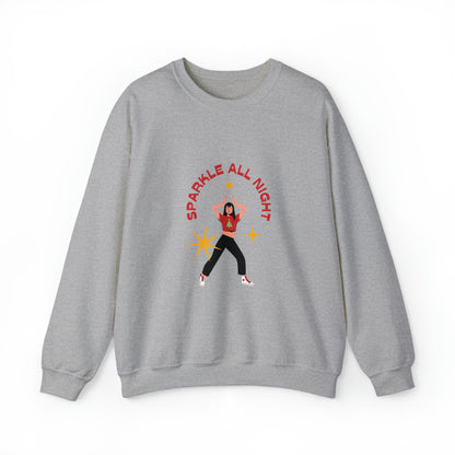 Festive Threads | Christmas Slay All Day Unisex Heavy Blend™ Crewneck Sweatshirt