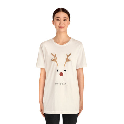 Festive Threads | Christmas Oh Deer! Unisex Jersey Short Sleeve Tee