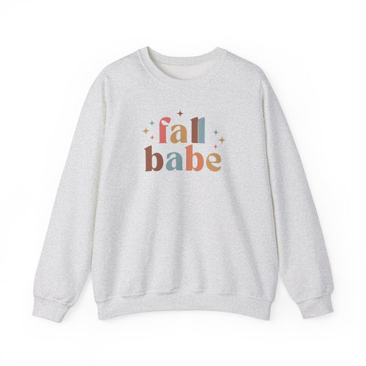 Festive Threads | Thanksgiving | Fall Babe Unisex Heavy Blend™ Crewneck Sweatshirt