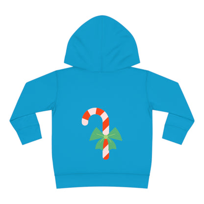 Festive Threads | Christmas Santa's Helper Toddler Pullover Fleece Hoodie