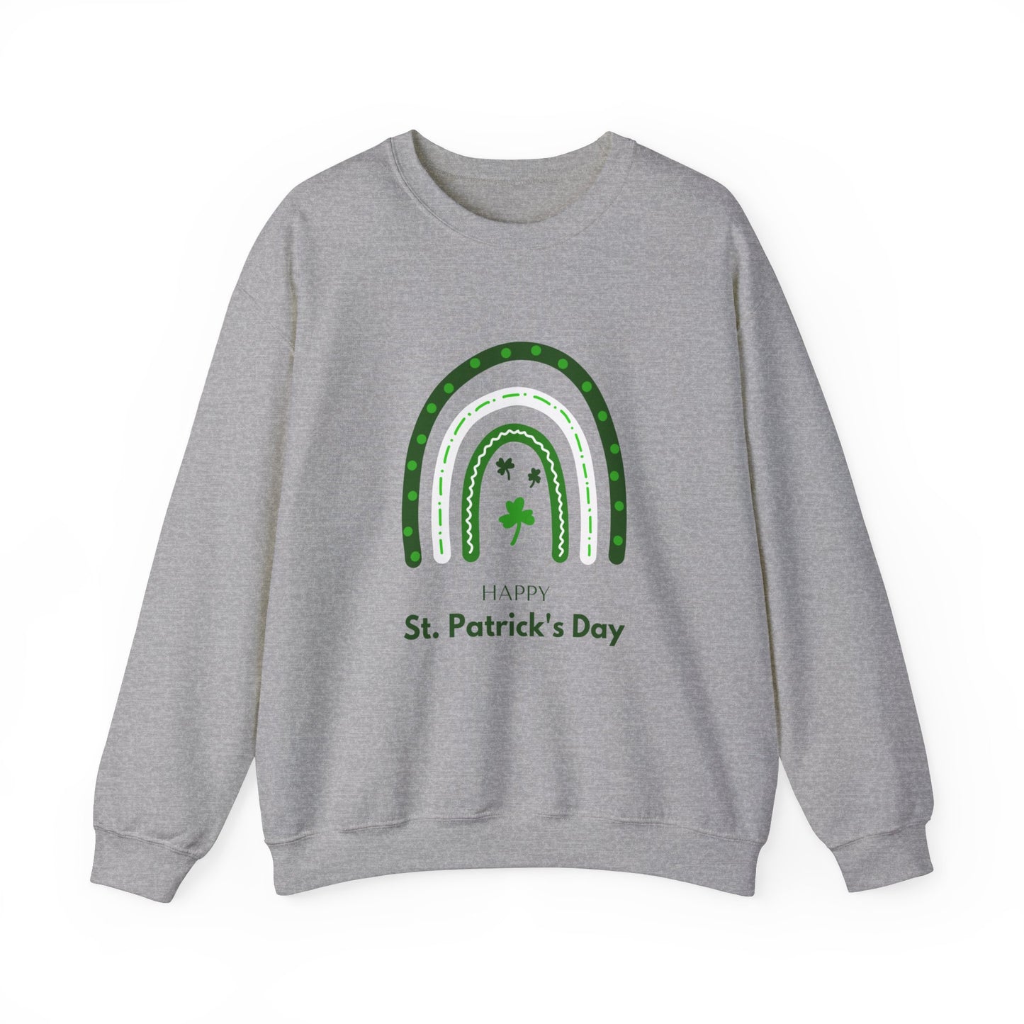 Festive Threads | St. Patrick's Day Rainbow Unisex Heavy Blend™ Crewneck Sweatshirt